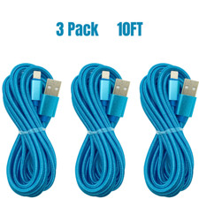 Braided USB Charging Cable For iPhone 14 13 11 12 XS X XR 8 7 6 SE Charger Cord picture