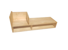 Large Solid Hard Maple Computer Monitor Riser/Organizer Hand Made in the US picture