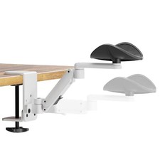 Upgraded Clamp-on Adjustable Armrest Above/Below Table Extension Platform Arm... picture