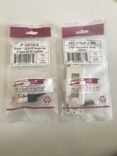 1 Set CAT5E RJ45 Punch Down Keystone Jacks & 6 2 Port Decora Wall Plate Inserts picture