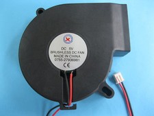 4 pcs Brushless DC Blower Fan 5V 7525S 75x75x25mm 2 Wire Sleeve Bearing New picture