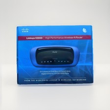 Linksys E3000 4-Port Gigabit Wireless N Router Open Box picture