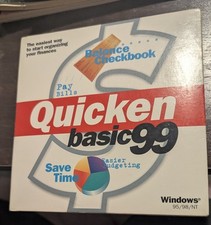 1999 Sealed Quicken Basic 99 CD for Windows 95/98 or NT - BRAND NEW SEALED picture