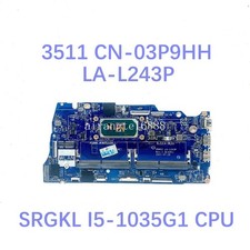 LA-L243P For DELL 15 3511 Motherboard With SRGKL I5-1035G1 CPU CN-0R6R3H 0R6R3H picture
