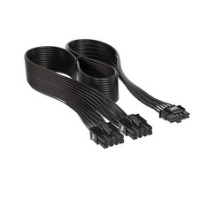 600W PCIe 5.0 12VHPWR Cable for Corsair - Fits PSU's only - Dual 8-pin Type-4 picture