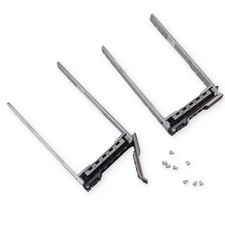 2X 2.5in SAS SATA HDD Carrier Tray For Dell PowerEdge R720XD R730xd T630 Set picture