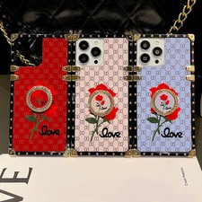 Bling Rose Girl Boxy Trunk Case For OPPO Reno 13 14 A60 A40 A5 A3 A17 A58 A57 picture