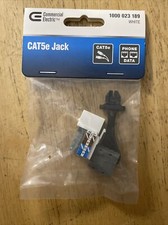 CE TECH CAT 5E JACK # 1000023189 WHITE NEW picture