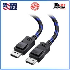 Cable Matters [VESA Certified] 32.4Gbps Braided DisplayPort Cable, 6ft picture