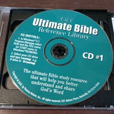 Nelson The Ultimate Bible Reference Library PC CD Set discs 1 and 2 picture