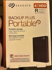 SEAGATE STHP4000400 Backup Plus USB 3.0 Portable External Hard Drive 4TB Black picture
