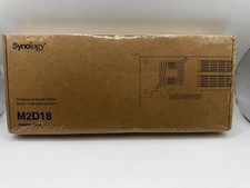 Synology M2D18 Dual M.2 NVMe/SATA SSD PCIe x8 Adapter Card - NEW SEALED IN BOX picture