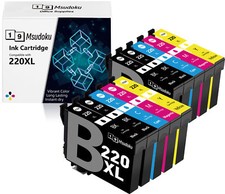 10PK 220XL Ink Cartridges for Epson XP420 WF-2750/2760 WF-2630/2650/2660 Printer picture