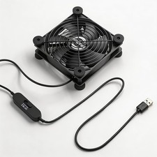 Waterproof 120mm USB Computer Cooling Fan 5V 12V Powered PC Router 120mm-F001 picture