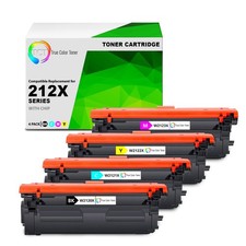 4 Pack TCT Premium 212X BCYM HY for Compatible HP LaserJet MFP M578c Toner picture