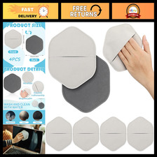 4 Pack Microfiber Screen Cleaner Cloths - Auto Touchscreen & Device Wipes for La picture