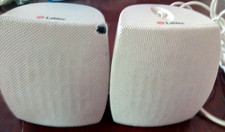 Labtec White Computer Speakers-Rare-SHIPS N 24 HOURS picture