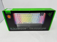 New Sealed Razer Blackwidow V4 75% RGB Mechanical Gaming Keyboard Phantom White picture