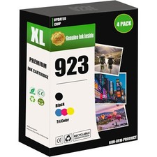 4 Pack 923E High Yield Ink Cartridge Replacement for OfficeJet 8122e OfficeJet P picture