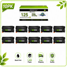10x CRG125 3484B001AA Toner Cartridge Replace for Canon 125 imageCLASS MF3010 picture