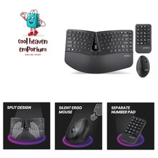 Lightweight 3-in-1 Ergonomic Keyboard Combo with Enhanced Comfort & Control picture