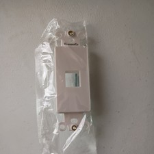 (10-Pk) Quick port 1-Gang 1 Port ChaosssCo Decora Insert Jack Wall Plate  picture
