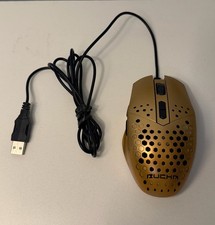 Bugha LED Gaming Mouse Gold Limited Edition ZE080122 Honeycomb Wired 5ft Long picture