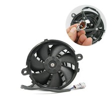 OTOM Universal Motorcycle Radiator Cooling Fan Oil Cooler Water Cooler Electr... picture