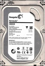ST3000DM001 P/N: 1CH166-575 F/W: CC49 TK Z1F 09/2013 Seagate 3TB picture