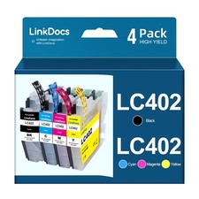 LC402 Ink Cartridges for Brother LC402XL - Used with Brother MFC J5340DW, J67... picture