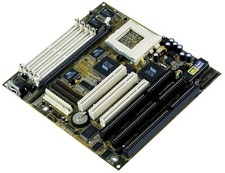 MAINBOARD ZIDA 5SVA SOCKET 7 SDRAM 4x SIMM 3x PCI 3x ISA picture