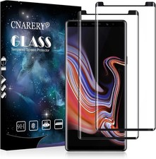 2 Pack Full Coverage Screen Protector for Samsung Galaxy Note 9, Tempered Glass picture