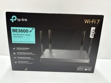 TP-Link Archer BE3600 BE230 Wi-Fi 7 Dual Band Router 2.5Gbps Open Box picture