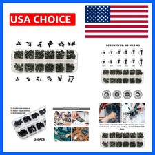 240 Piece Laptop Screw Kit,M2/M2.5/M3 for Computer & Electronics Repair | Fit... picture