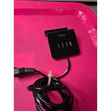 iHome Multi Hub 4 Port USB Charging Station Desktop Stand Black IH-BL-CT710 picture