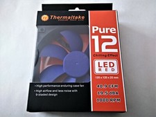 NEW Thermaltake CL-F019-PL12RE-A 120mm Pure Series Quiet High Airflow Case Fan picture