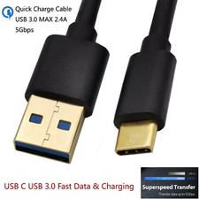 USB 3.0 A 3.1 Type C Cable Fast Charging Data Charger Cord For Samsung S9 Xiaomi picture