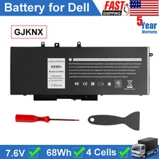 68Wh For Dell Latitude 5480 5490 5491 5580 5590 E5480 E5490 E5580 GJKNX Battery picture