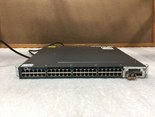 Cisco Catalyst WS-C3560X-48P-L 48 Port PoE+ Ethernet Switch, w/ONLY 1xPSU -RESET picture