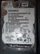 Western Digital WD5000BPKT-60KA9T0 HBNTJBB OCT 2010 500GB SATA 2.5