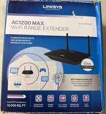 Linksys RE6500 Dual Band Wireless AC Range Extender AC1200 Used Tested Reset picture