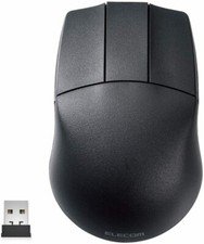 ELECOM Wireless 2.4GHz 3D-CAD Mouse No Scroll Wheel Concave Designed 3 Button picture