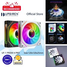 UPSIREN UF-1 PRISM 4 PRO 120mm ARGB PWM Case Fan 4-Pin Quiet 45.2 CFM picture