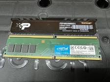 Lot of 8GB (2x4GB) DDR4 2666MHz Desktop RAM Mixed Brands Patriot Crucial picture