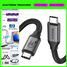 80Gbps USB 4 Thunderbolt 5 Cable 4FT, 120Gbps Data Transfer, 240W Power Delivery picture