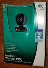 NEW Logitech Webcam C250 w/ 1.3MP Video Built-in Microphone Rightsound picture