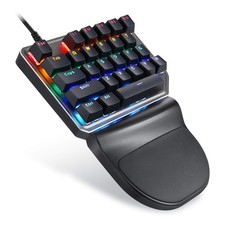 K27 One Handed Mechanical Gaming Keypad 27 Keys LED Backlit USB Wired Device picture