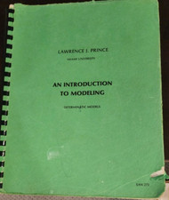 Vtg 1980 An Introduction to Modeling Miami University Computer Systems  Book picture