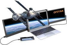 OFIYAA 12''  P2S Portable Monitor for Laptop | Triple Screen Extender Mac Only picture