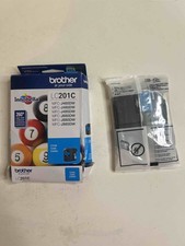 Genuine LC201C Brother Ink Cartridges Cyan 1 Pack picture